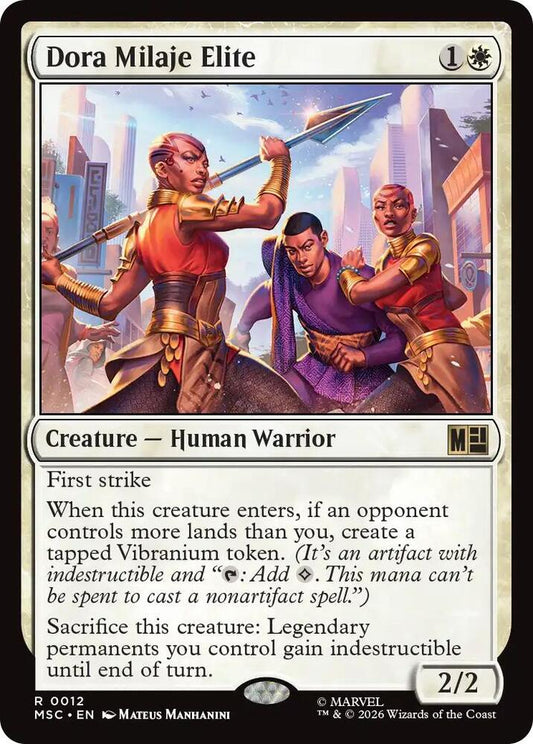 Dora Milaje Elite - 12 - rare