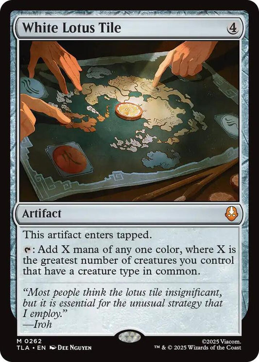 White Lotus Tile - 262 - mythic