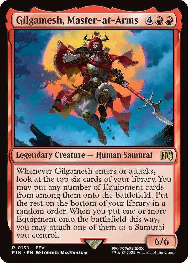 Gilgamesh, Master-at-Arms - 139 - rare