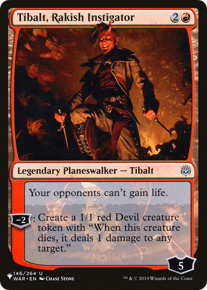 Tibalt, Rakish Instigator - WAR-146 - uncommon