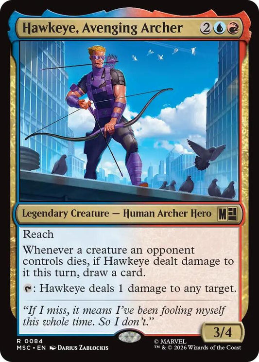 Hawkeye, Avenging Archer - 84 - rare