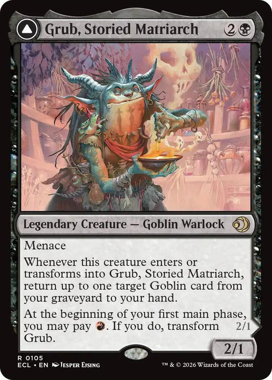Grub, Storied Matriarch // Grub, Notorious Auntie - 105 - rare