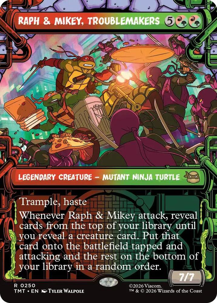 Raph & Mikey, Troublemakers - 250 - rare