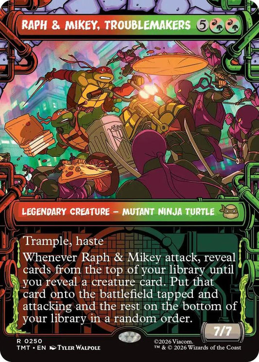 Raph & Mikey, Troublemakers - 250 - rare