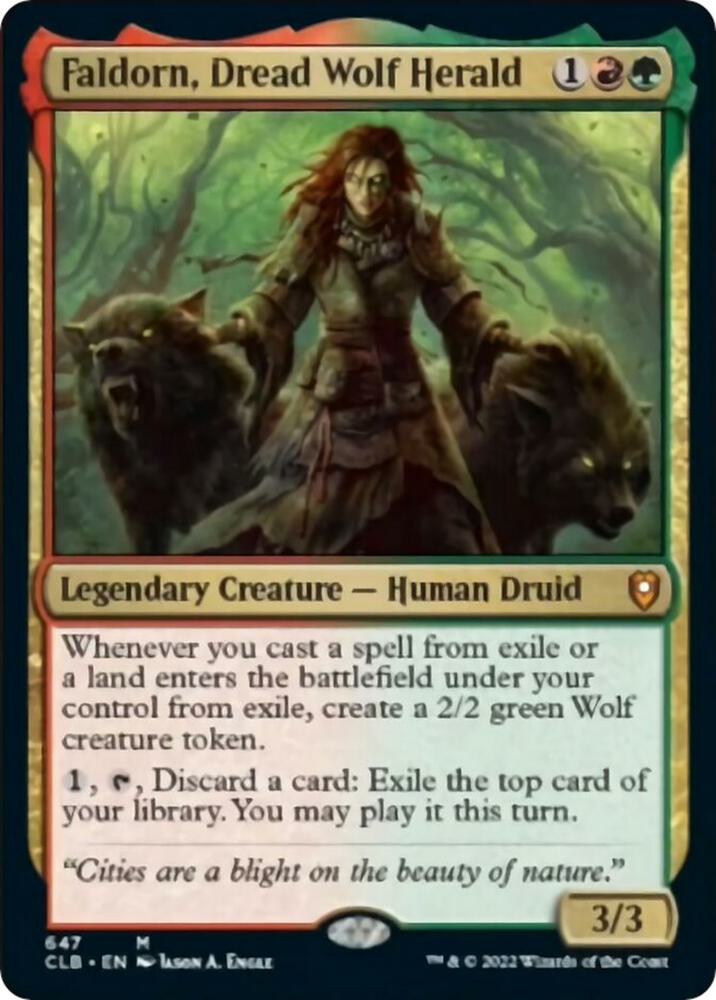 Faldorn, Dread Wolf Herald - 647 - mythic