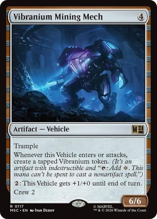 Vibranium Mining Mech - 117 - rare