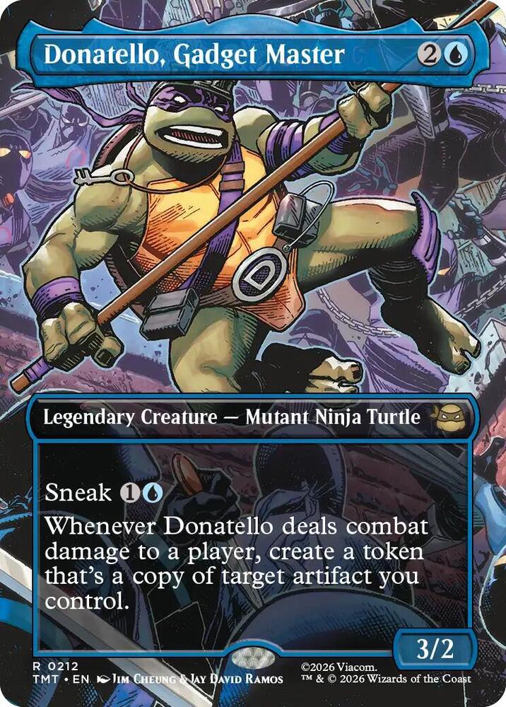 Donatello, Gadget Master - 212 - rare