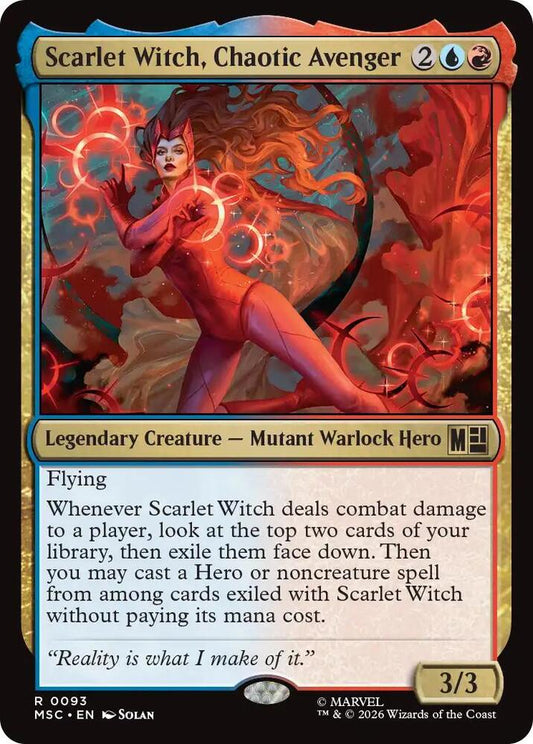 Scarlet Witch, Chaotic Avenger - 93 - rare