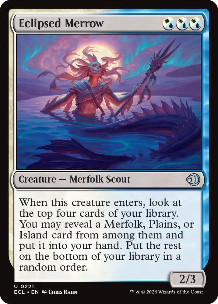 Eclipsed Merrow - 221 - uncommon