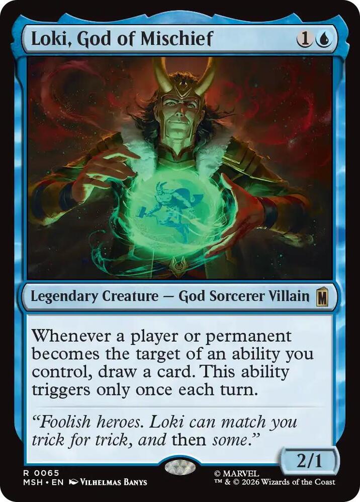 Loki, God of Mischief - 65 - rare