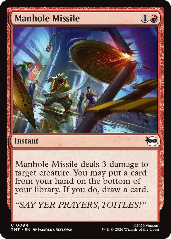 Manhole Missile - 94 - common