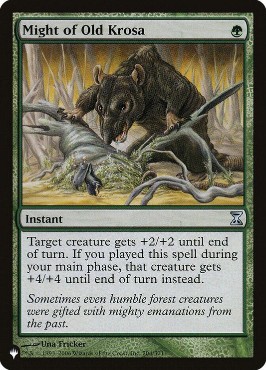 Might of Old Krosa - TSP-204 - uncommon