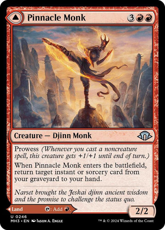 Pinnacle Monk // Mystic Peak - 246 - uncommon