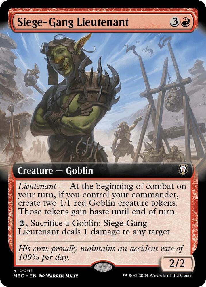 Siege-Gang Lieutenant - 61 - rare