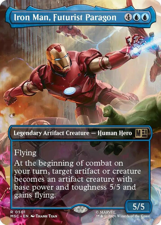 Iron Man, Futurist Paragon - 501 - rare