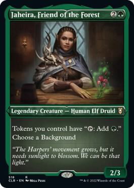 Jaheira, Friend of the Forest - 518 - rare