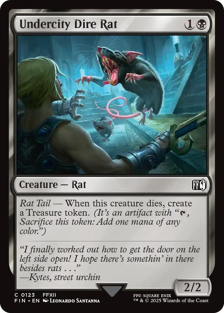 Undercity Dire Rat - 123 - common