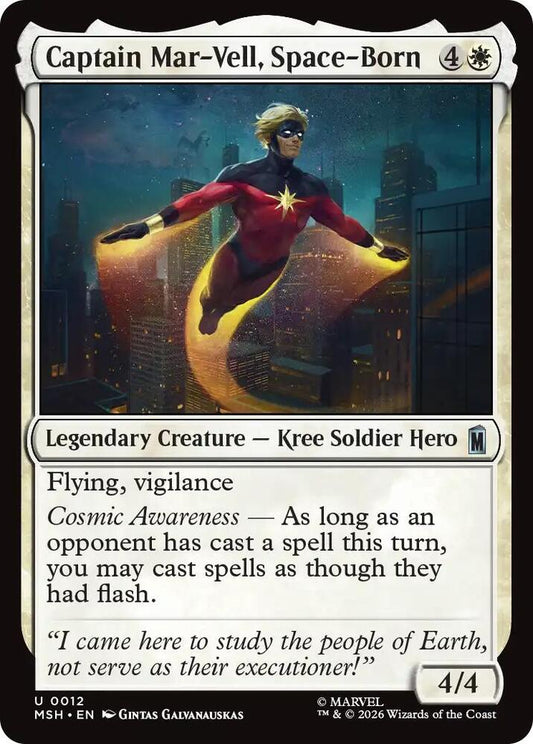 Captain Mar-Vell, Space-Born - 12 - uncommon