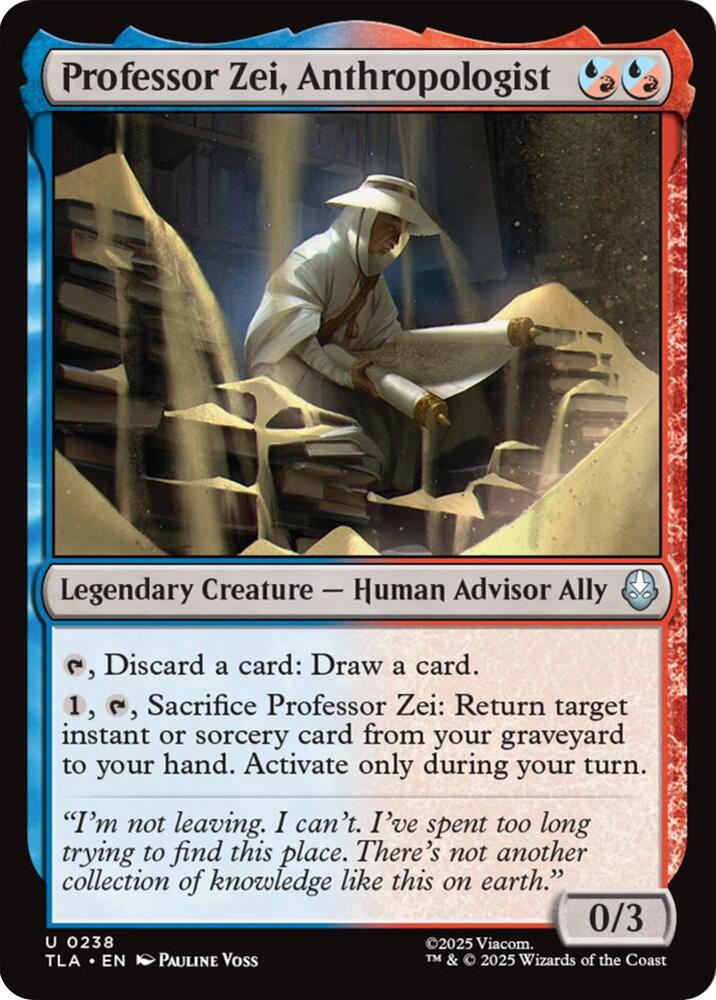 Professor Zei, Anthropologist - 238 - uncommon