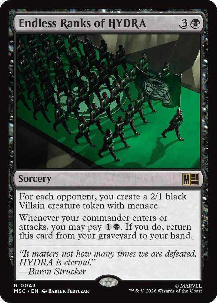 Endless Ranks of HYDRA - 43 - rare