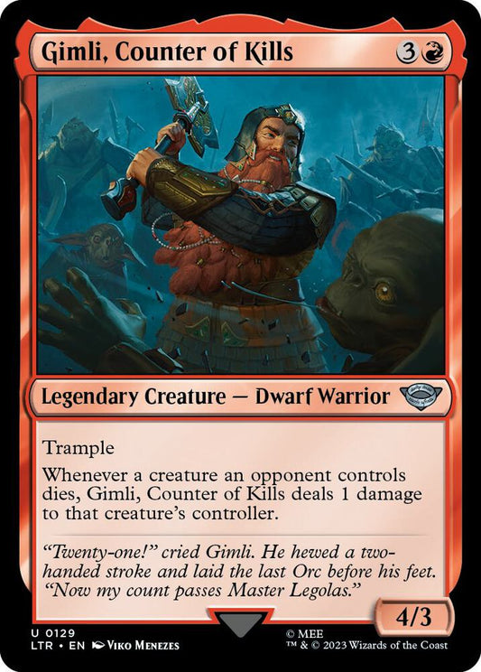 Gimli, Counter of Kills - 129 - uncommon
