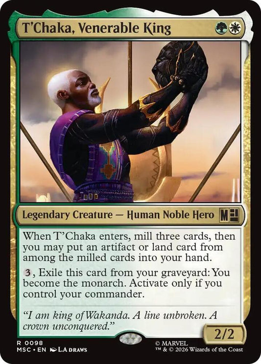 T'Chaka, Venerable King - 98 - rare
