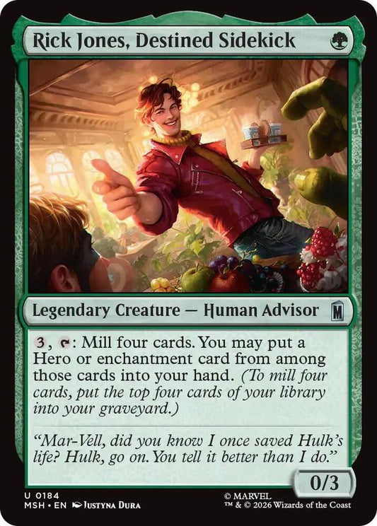 Rick Jones, Destined Sidekick - 184 - uncommon
