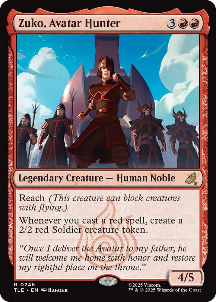 Zuko, Avatar Hunter - 246 - rare