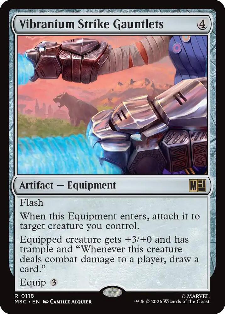 Vibranium Strike Gauntlets - 118 - rare