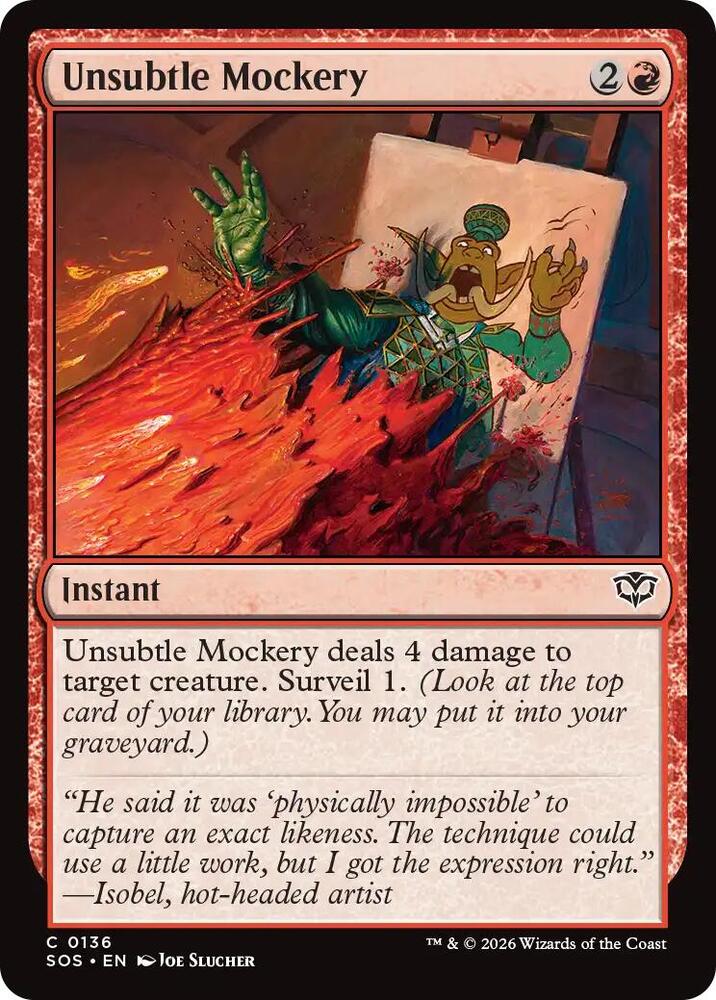Unsubtle Mockery - 136 - common