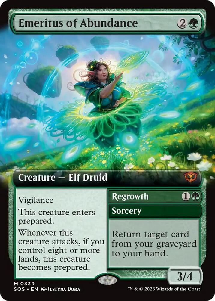 Emeritus of Abundance // Regrowth - 339 - mythic