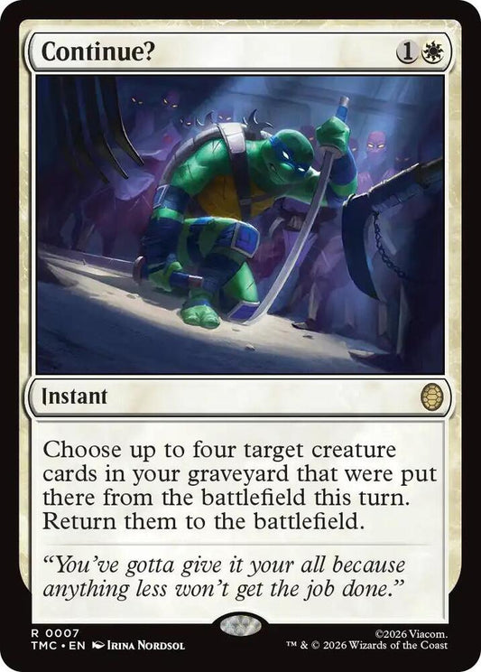 Continue? - 7 - rare