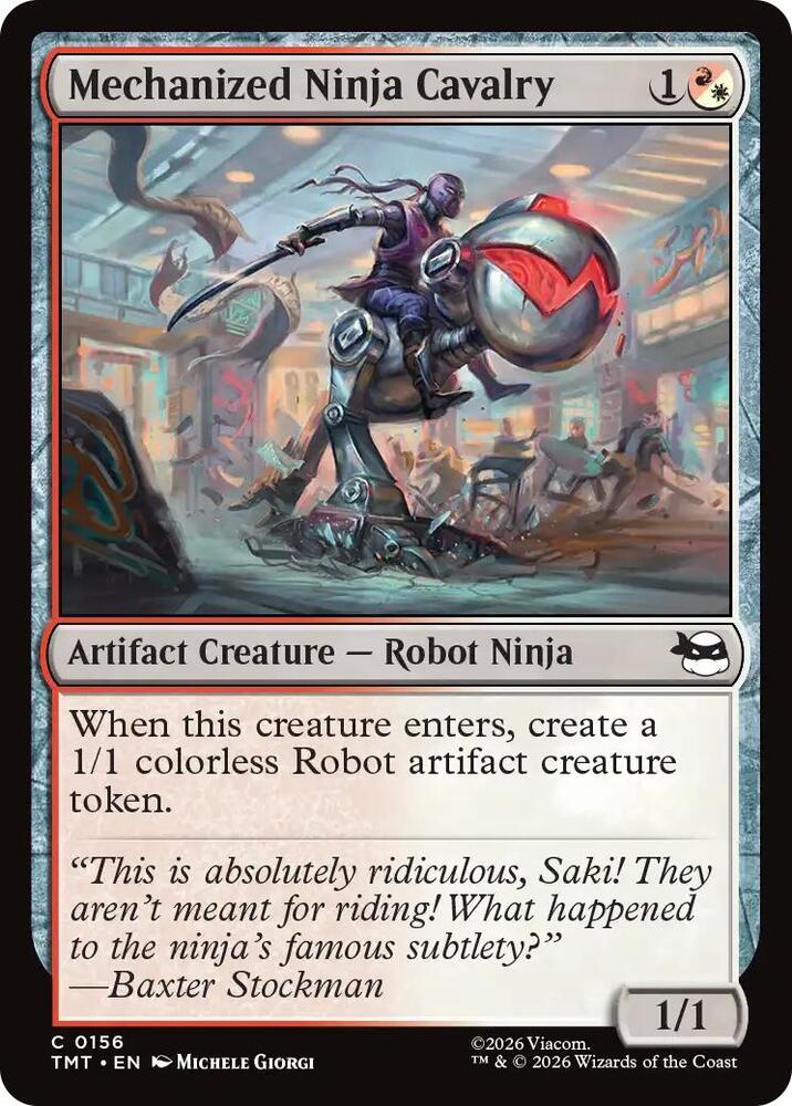 Mechanized Ninja Cavalry - 156 - common