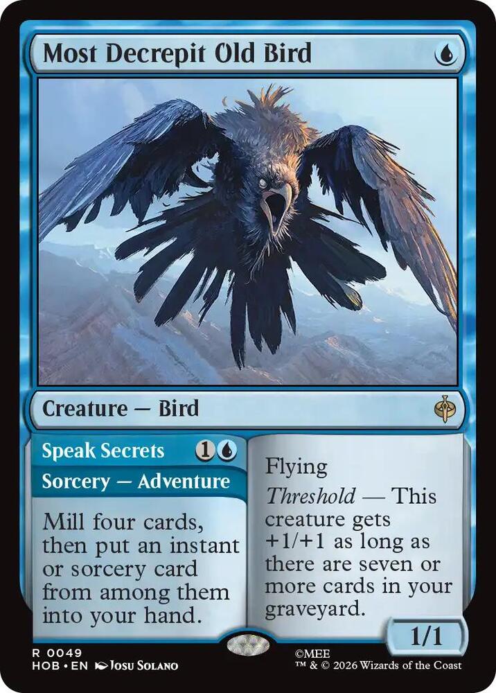 Most Decrepit Old Bird // Speak Secrets - 49 - rare