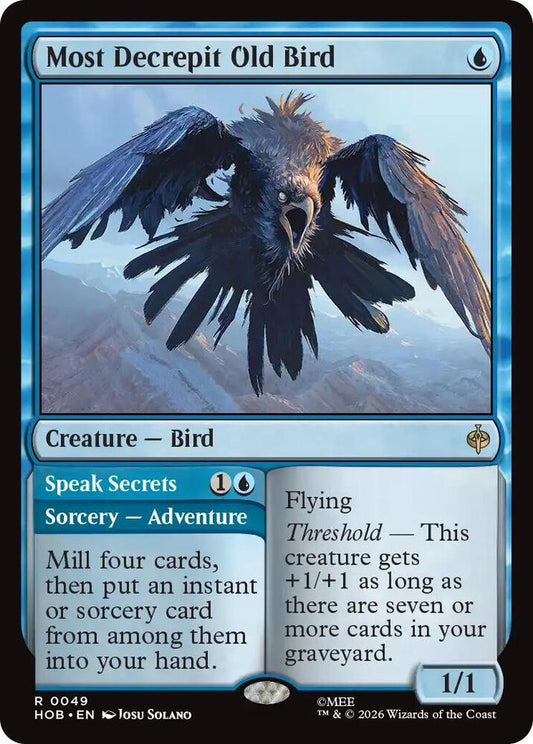 Most Decrepit Old Bird // Speak Secrets - 49 - rare