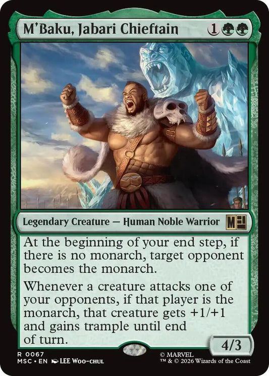 M'Baku, Jabari Chieftain - 67 - rare