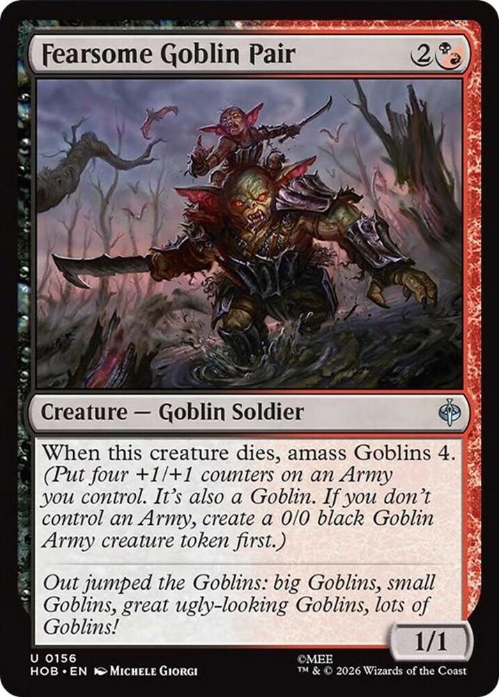 Fearsome Goblin Pair - 156 - uncommon
