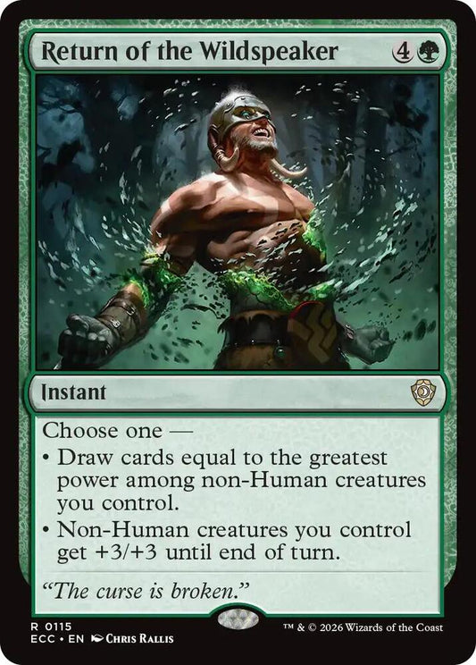 Return of the Wildspeaker - 115 - rare