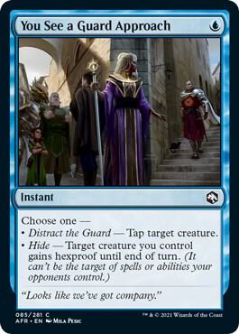 You See a Guard Approach - 85 - common