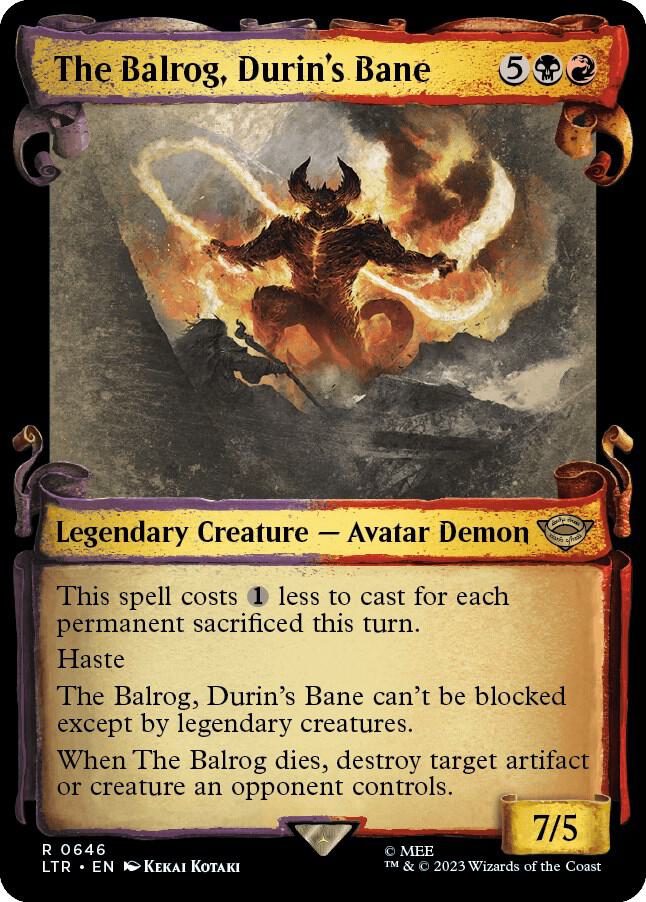 The Balrog, Durin's Bane - 646 - rare