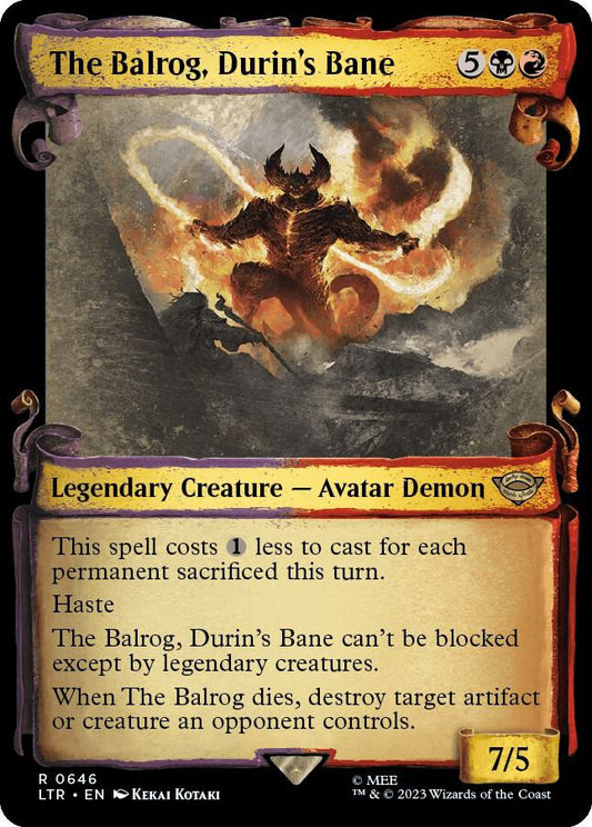 The Balrog, Durin's Bane - 646 - rare