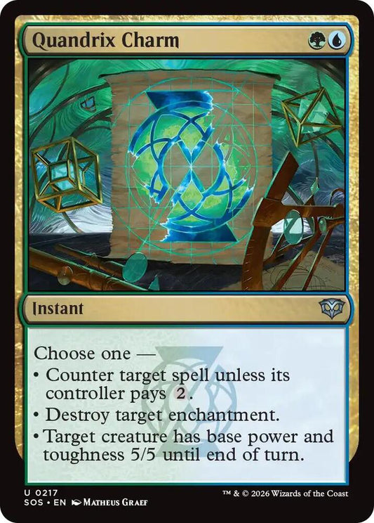 Quandrix Charm - 217 - uncommon