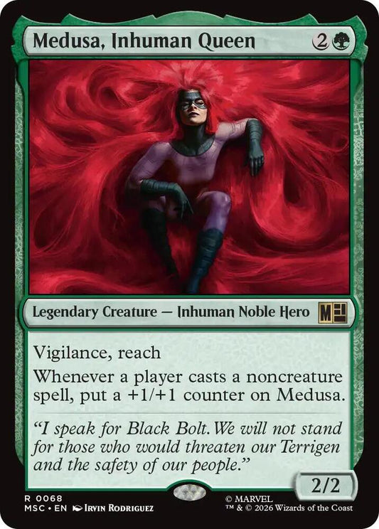 Medusa, Inhuman Queen - 68 - rare