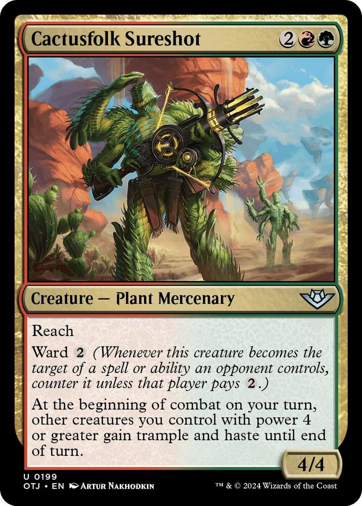 Cactusfolk Sureshot - 199 - uncommon