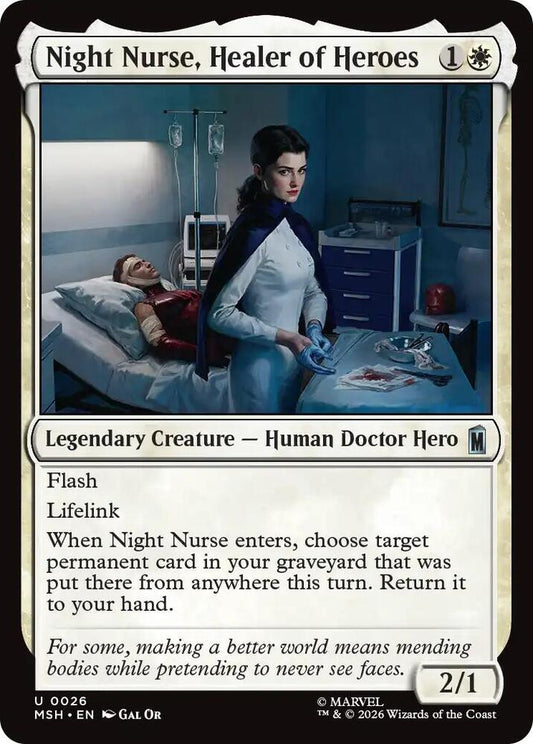 Night Nurse, Healer of Heroes - 26 - uncommon
