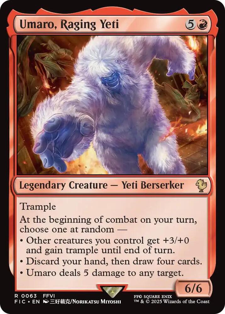 Umaro, Raging Yeti - 63 - rare