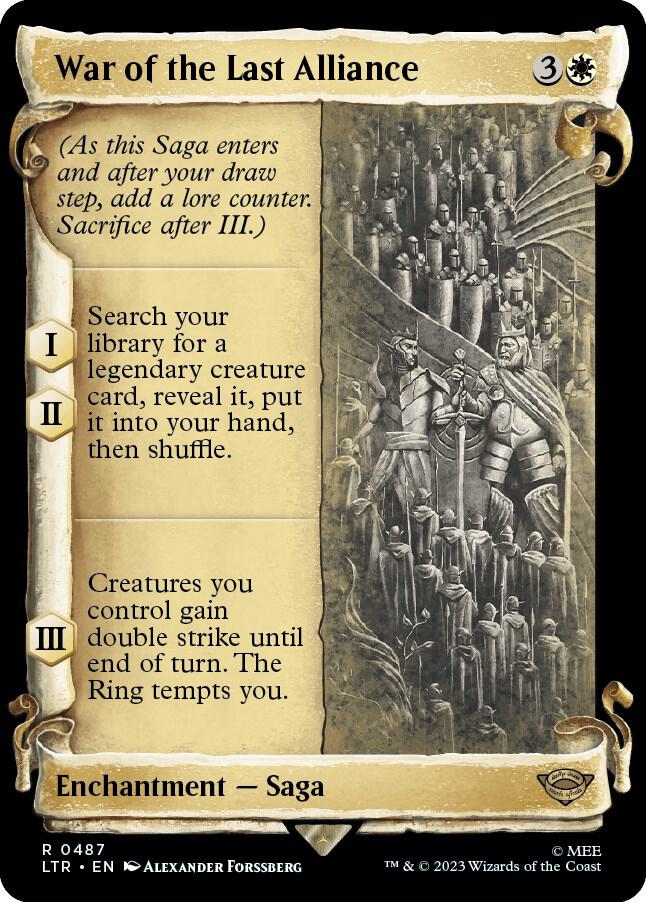 War of the Last Alliance - 487 - rare