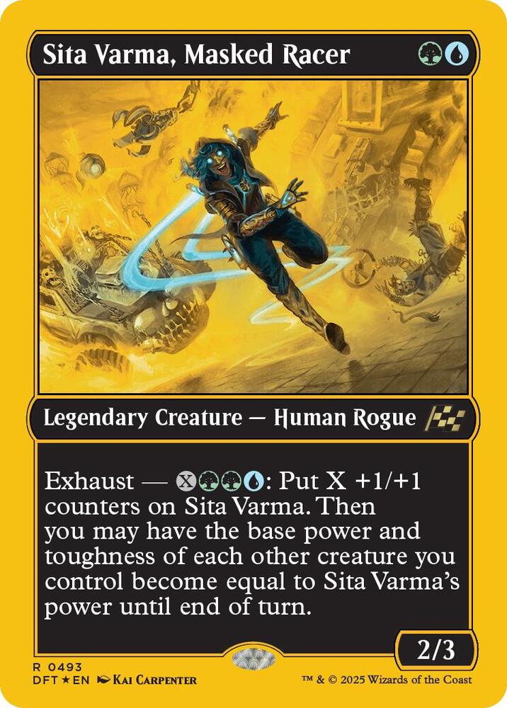 Sita Varma, Masked Racer - 493 - rare