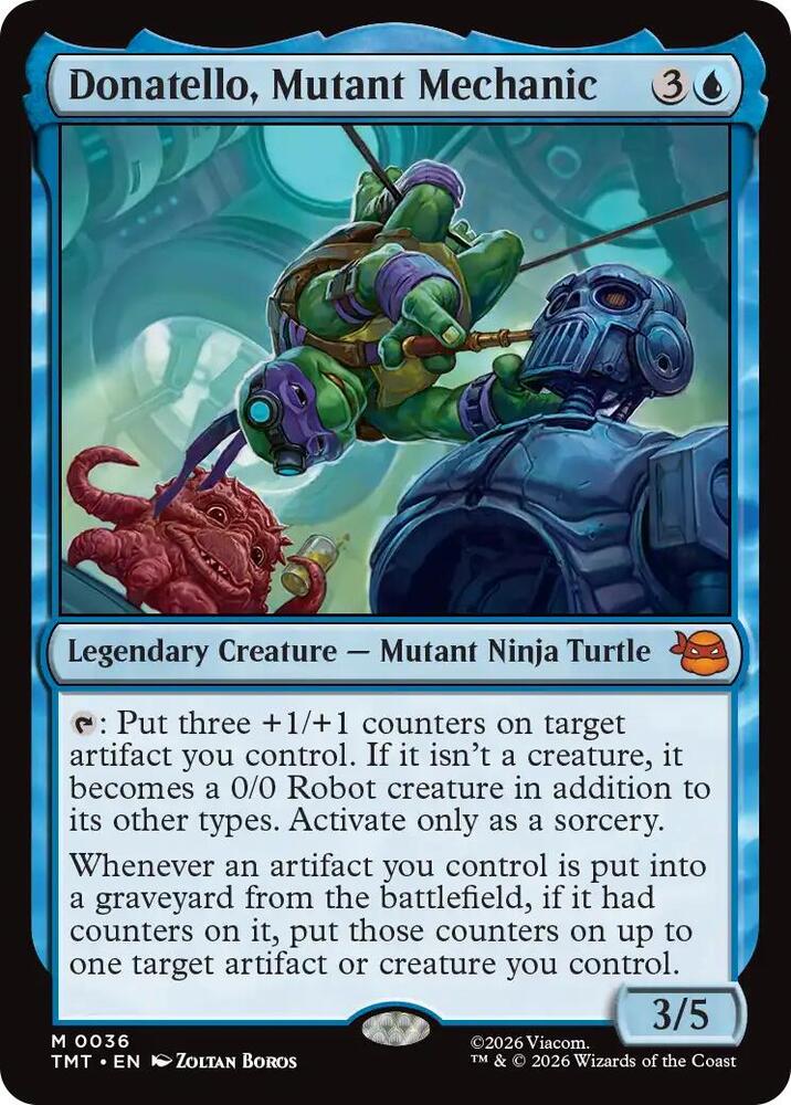 Donatello, Mutant Mechanic - 36 - mythic