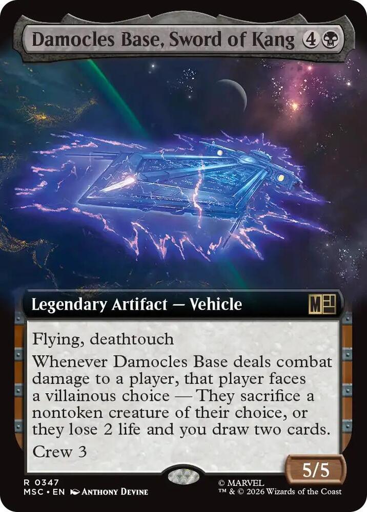 Damocles Base, Sword of Kang - 347 - rare